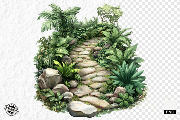 Summer Path Clipart