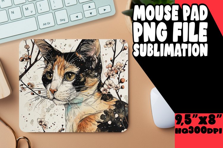 Entertaining Cat-Themed Sublimation Pad example image 1