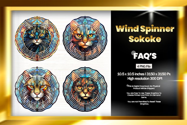 Sokoke Wind Spinner Sublimation - 04 Variation example image 1