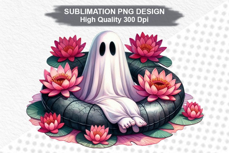 Halloween Ghost - Halloween clipart Sublimation PNG Design