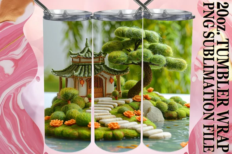 Beauty in 3D Tumbler Sleeve - 20oz