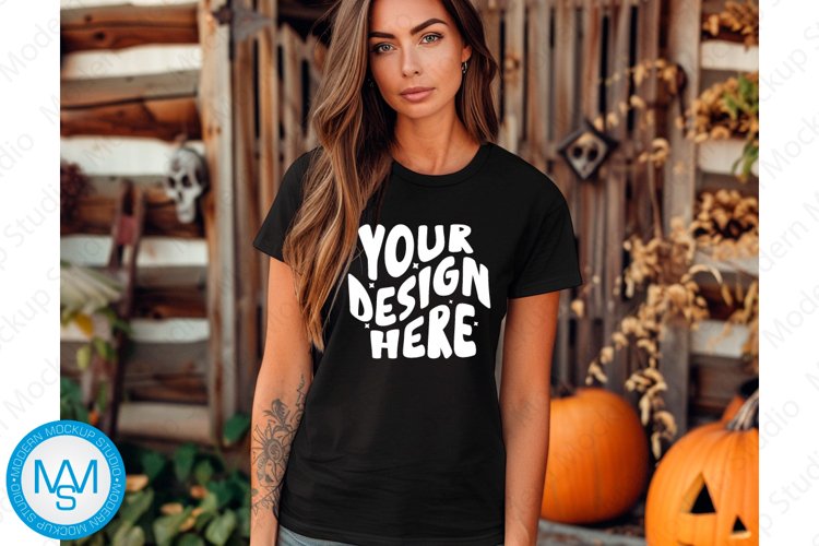 White Tshirt Mockup Image 9