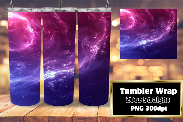 Bright and Colorful Gradient Tumbler Wrap Sublimation 20oz