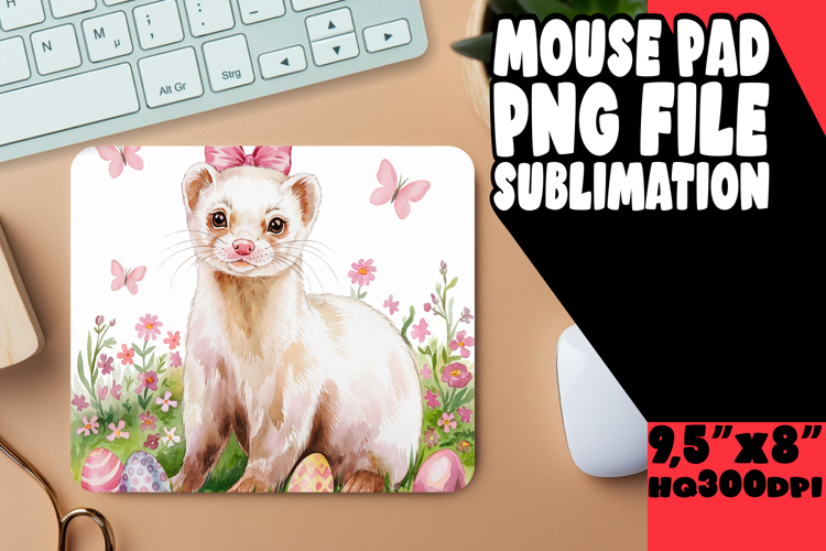 JOYFUL DESK PAD SUBLIMATION ART, Cute Easter