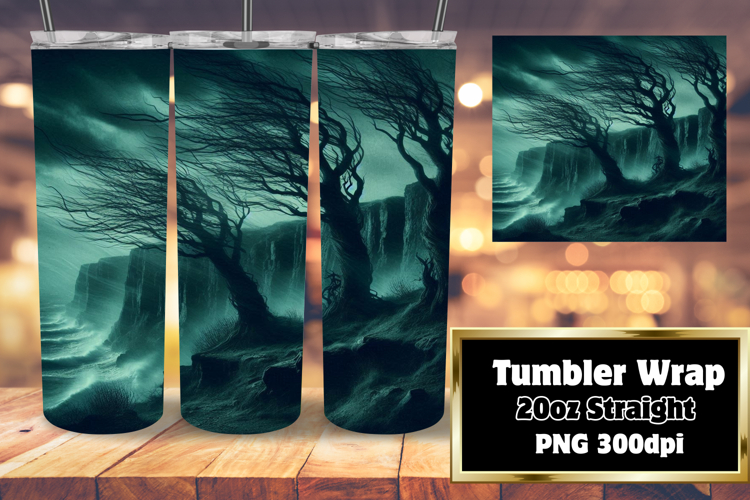 TRENDY 20oz Sublimation Artwork , Horror Halloween