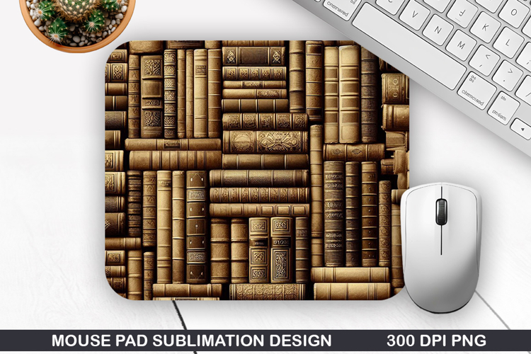 Vintage Mouse Pad Sublimation PNG Design - Mouse Pad PNG