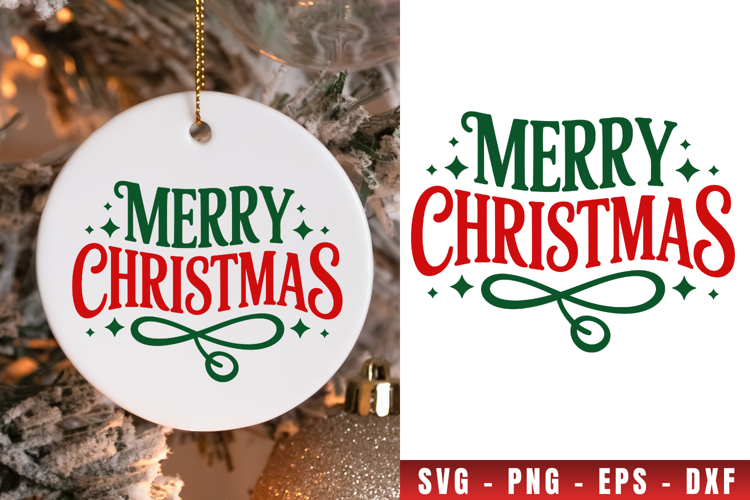 Merry Christmas Tree Svg Image 21
