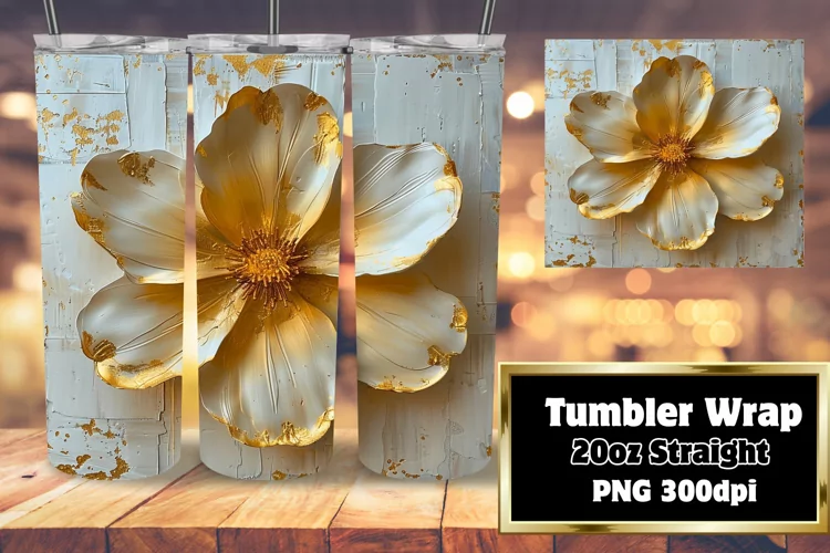 Springtime Bloom: Sublimated Tumbler Art