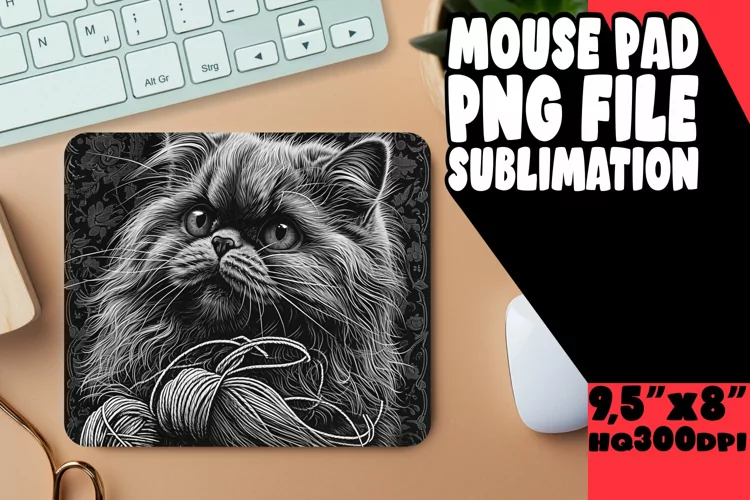 Delightful Kitty Sublimation Pad
