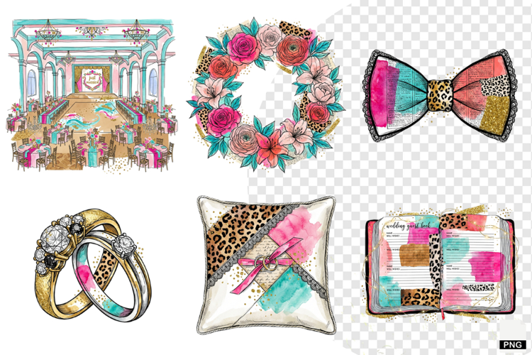 Wedding Party Clipart