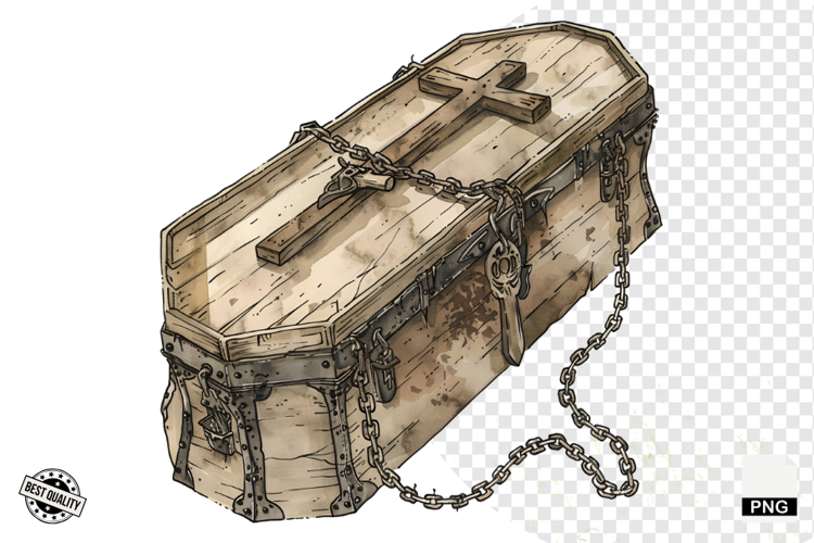 Watercolor Gothic Halloween Clipart