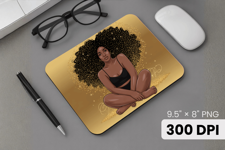 Black Girl Afro Png Image 2