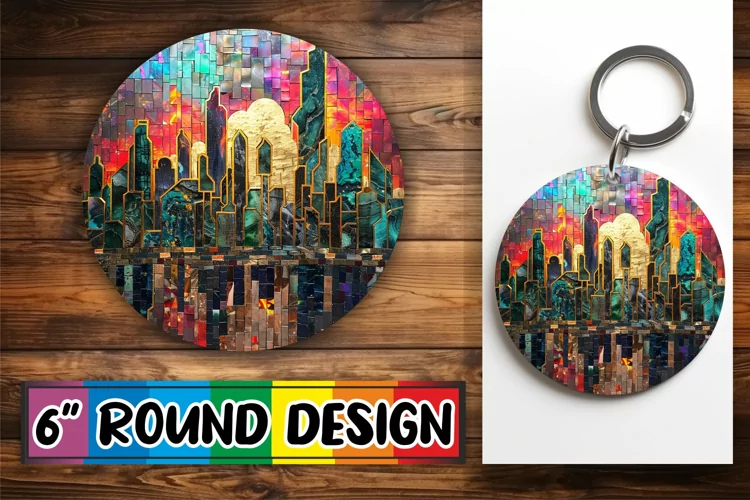 Shimmering Sublimation Circle: Radiant Splendor