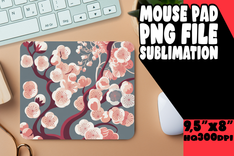 Luminous mouse PAD Artistic Style, Flowers