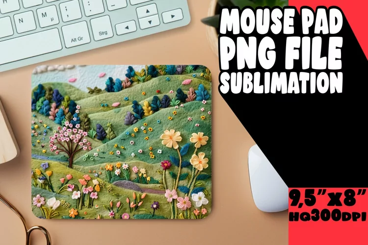 Breathtaking 3D Summer Mouse Pad Sublimation