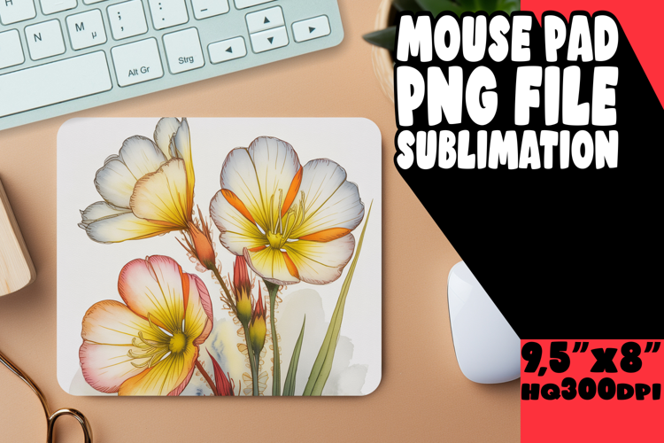 Unique Desk Pad Design Magic, Flowers