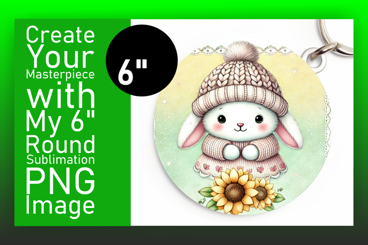 Whimsical Round Design Car Coaster PNG , Cute Animals