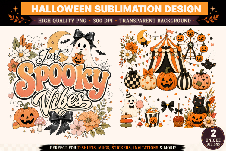 Halloween png, Spooky Sublimation Design,Halloween Shirt png