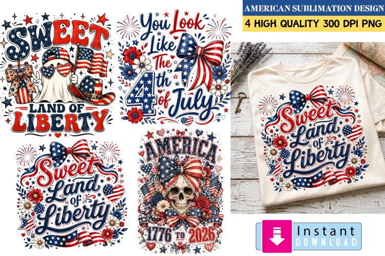 American Sublimation Designs,4th of july Sublimation