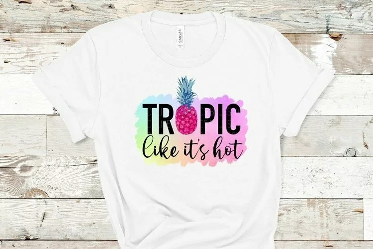 Pineapple summer-Tropic like its hot sublimation design