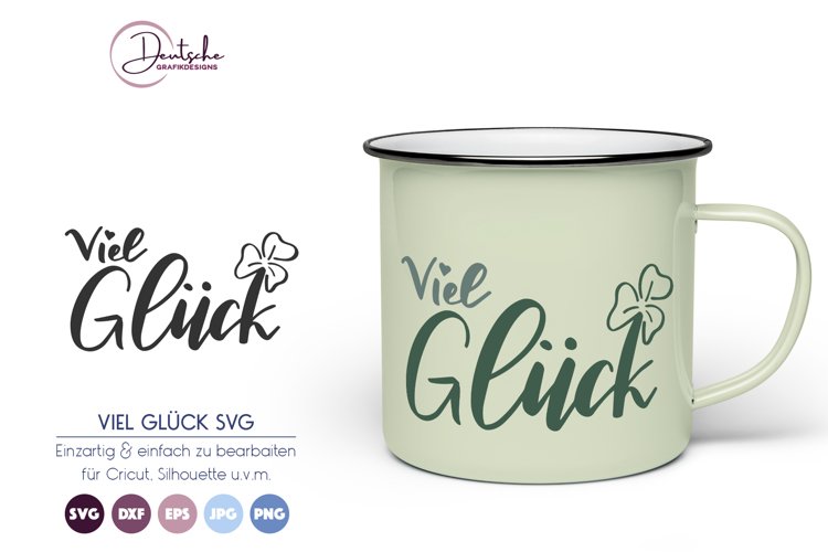 Viel Glück SVG Klee | Neu Jahr SVG example image 1