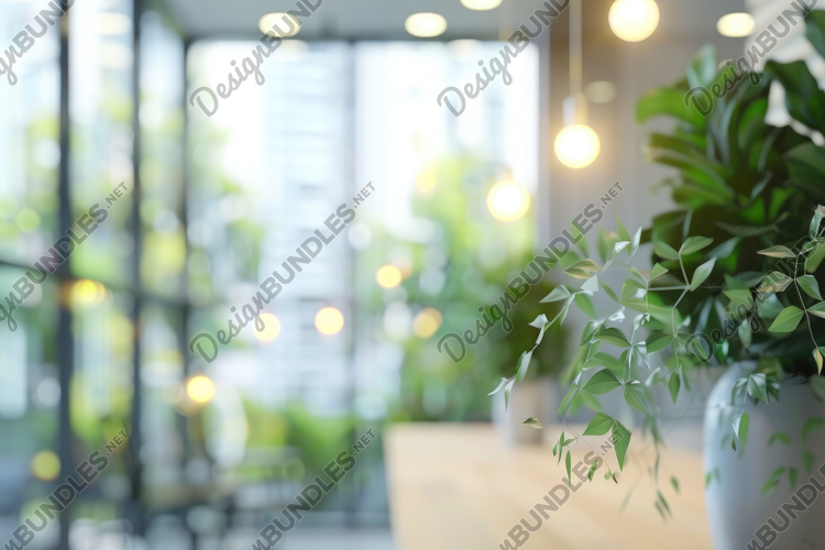 Modern Office Interior Background Wallpaper