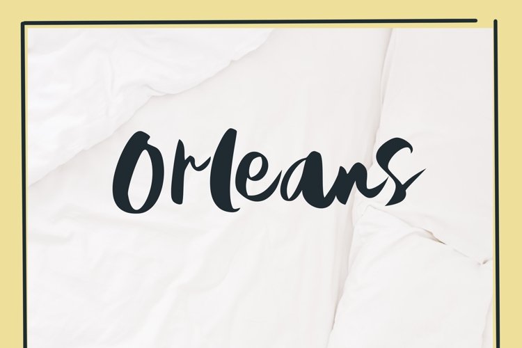 Orleans Brush Font example image 1