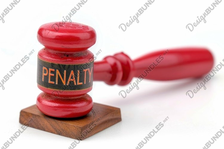 Penalty Fine Concept Background example image 1