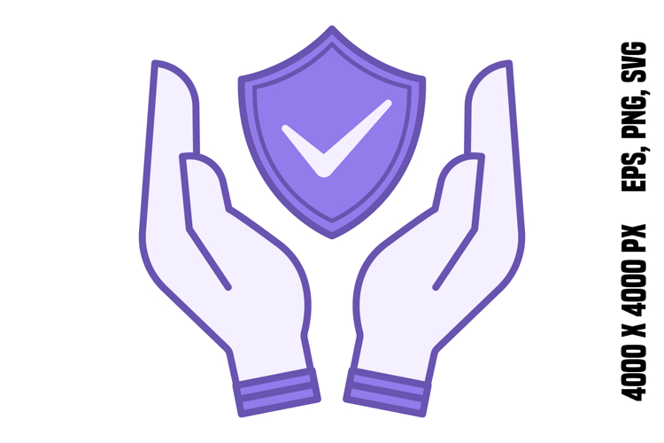 Colored Secured Icon