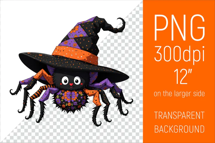 Halloween Spider Clipart | Halloween Party Design