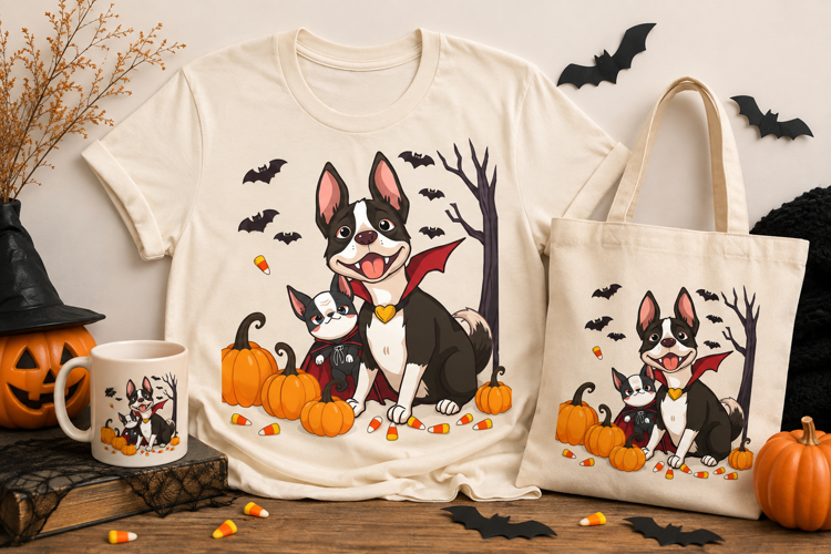 Halloween Vampire Dog and Cat PNG | Cute Spooky Clipart