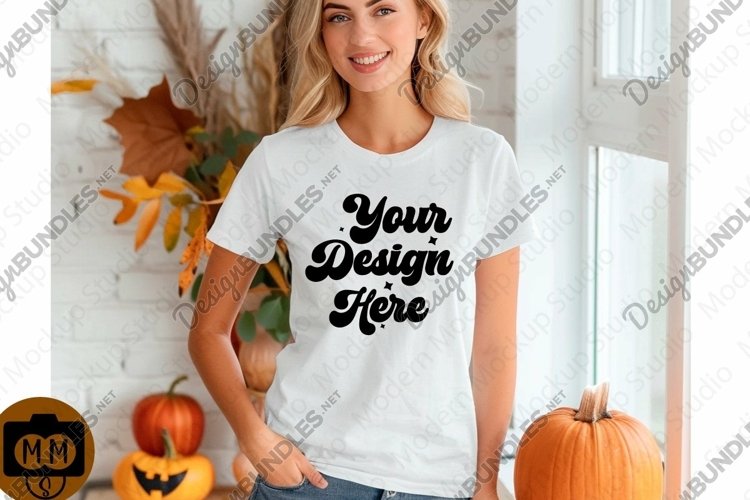 White Tshirt Mockup Image 2