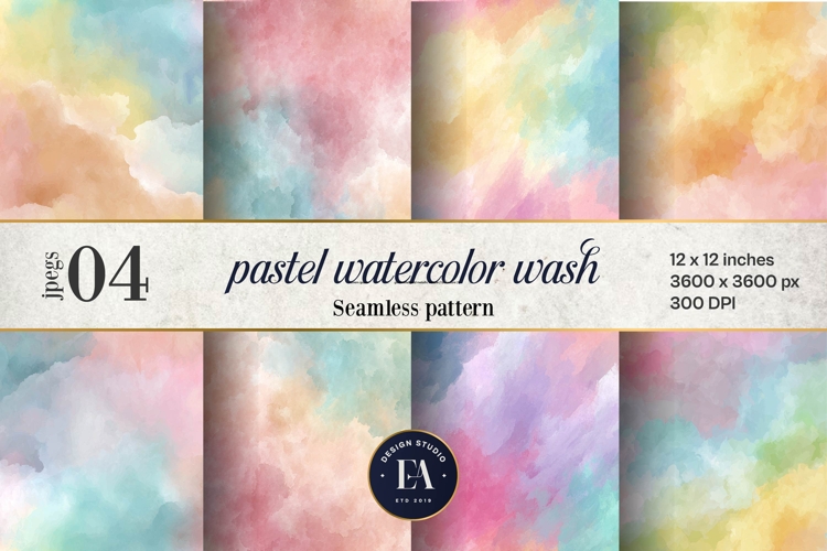 Pastel Watercolor Wash | Soft Abstract Texture