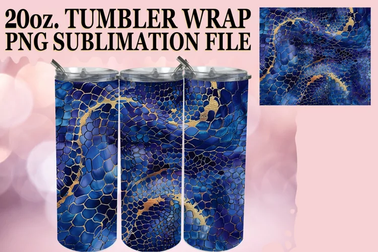 Quilted 3D Texture Tumbler Design