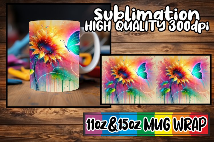 Tender moments sublimation print wrap, Butterfly