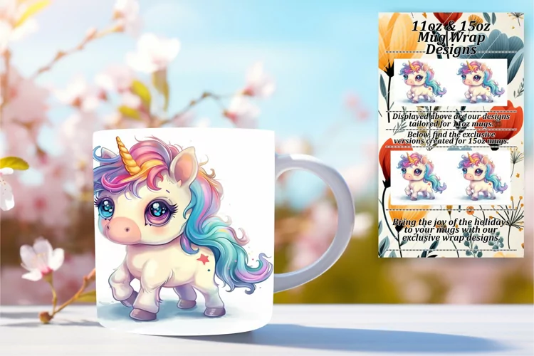 Magical Unicorn Wonderland Mug Art - 11oz & 15oz