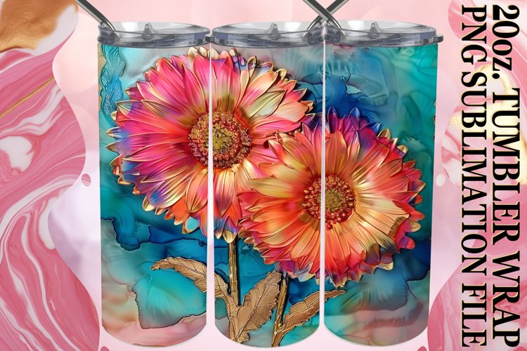Glittering Blossom Majesty 20oz Tumbler Collection