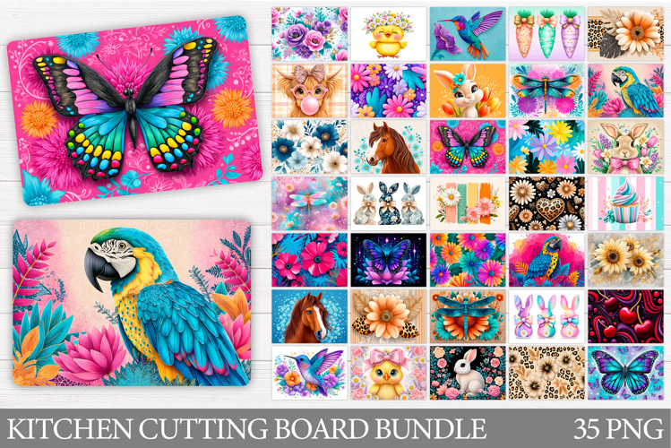 Kitchen Cutting Board Bundle. Cutting Board Sublimation