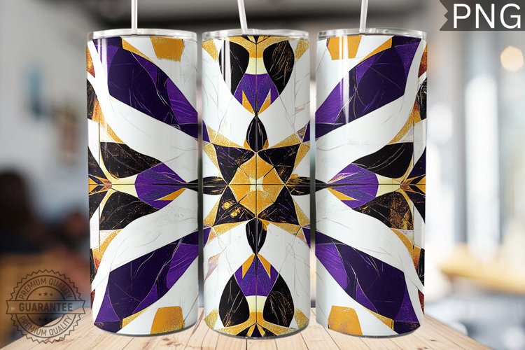Abstract Pattern Tumbler Warp - High Quality 300 Dpi example image 1