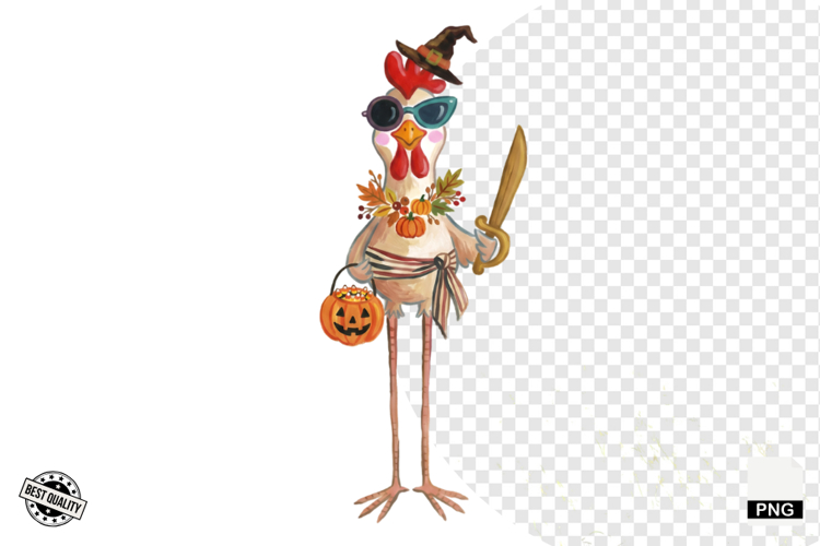 Halloween Chicken Clipart