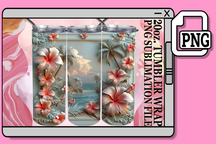 Meadow Panorama Tumbler Design 20oz example image 1
