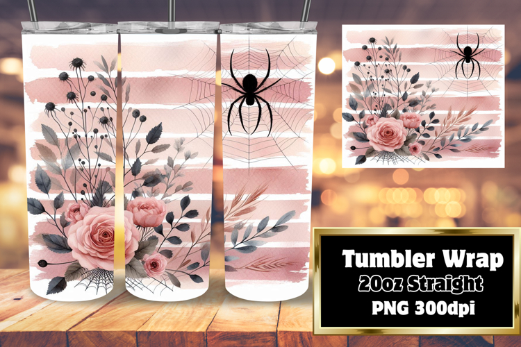 20oz Tumbler Design for Sublimation , Halloween