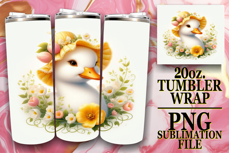 WHIMSICAL ESCAPES 20oz TUMBLER WRAP, Goose