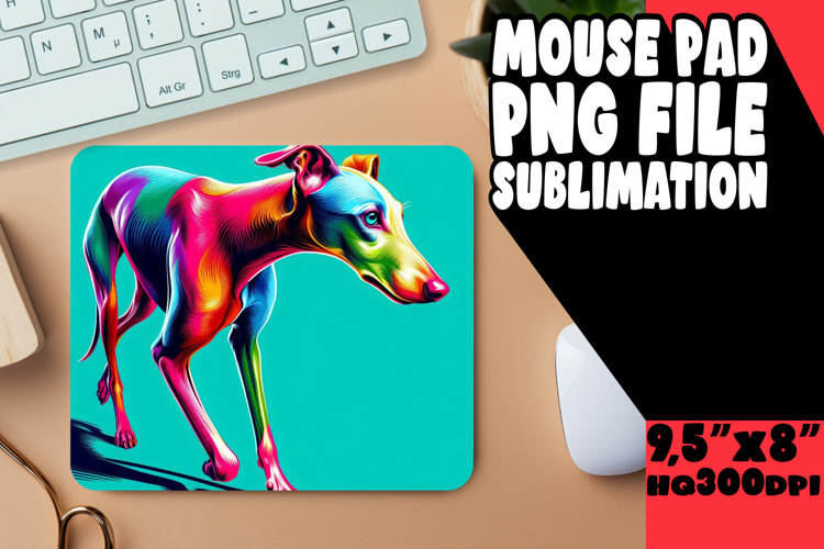 Luminous mouse PAD Artistic Style, Dog