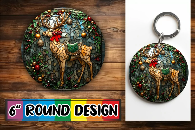 Enchanted Keychain Sublimation, Holiday