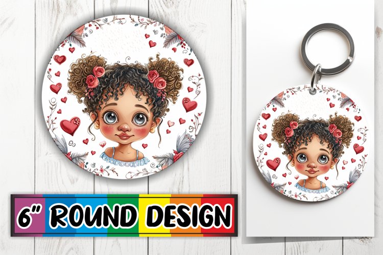 Enchanting Valentines Whimsy: Sublimation Design Round
