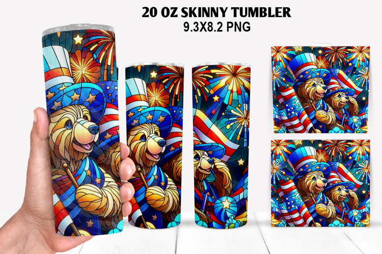 Bears Skinny Tumbler 20oz Wrap Design,4th of july Tumble PNG