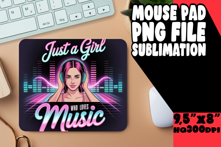 Unique MOUSE MAT Gift Ideas, Just A Girl