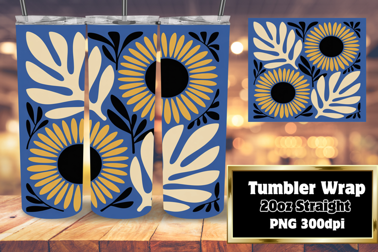 Trendy 20oz Design for Sublimation , Flowers