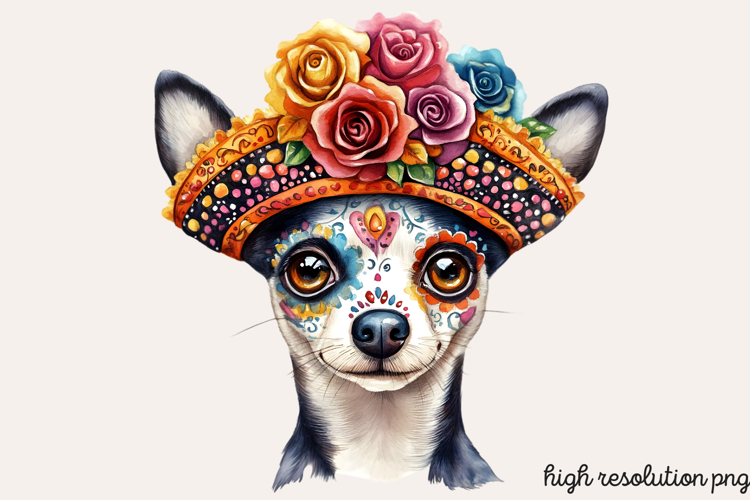 Da de Los Muertos Animals PNG